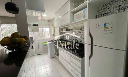 Apartamento com 2 dormitórios à venda, 48 m² por R$ 265.000,00 - Jardim Henriqueta - Taboão da Serra/SP