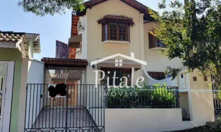 Sobrado com 3 dormitórios à venda, 140 m² por r$ 850.000 - chácara canta galo - cotia/sp