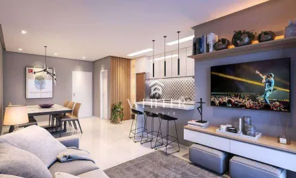 Apartamento com 2 dormitórios à venda, 73 m² por R$ 1.040.825,80 - Fazenda - Itajaí/SC