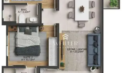 Apartamento com 2 dormitórios à venda, 79 m² por R$ 953.920,00 - Fazenda - Itajaí/SC