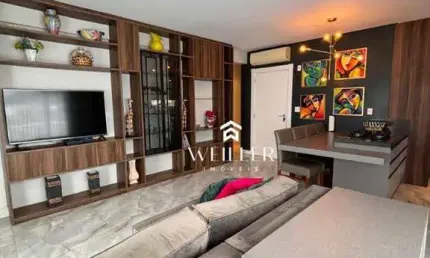 Apartamento com 3 dormitórios para alugar, 125 m² por R$ 9.157,56/mês - Praia Brava - Itajaí/SC