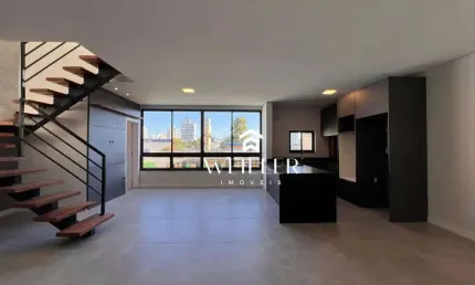 Apartamento duplex para locação no centro - itajaí/sc