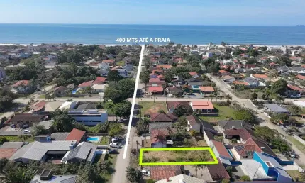 Terreno limpo e aterrado para venda no balneário princesa do mar, localizado na cidade de itapoá / sc.