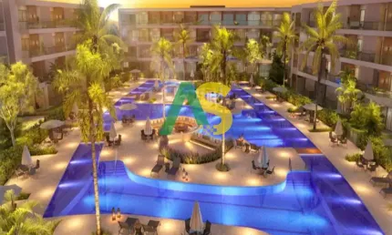 Malia Beach, Flat Pronto na Praia de Muro Alto em Porto de Galinhas,Lazer Completo.