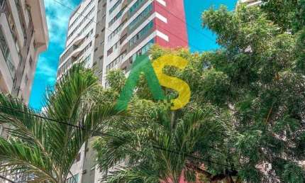 Apartamento de Luxo à Venda em Boa Viagem, Recife-PE  1 quarto, 1 suíte, 2 salas, 1 banheiro, 1 vaga de garagem