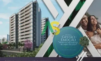 Apartamento à venda em Recife-PE, no bairro Barro, com 2 quartos, 2 salas, 1 banheiro e vaga de garagem! Confira!