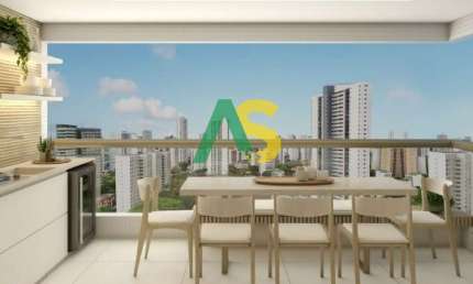 Venda de Apartamento de Luxo em Parnamirim, Recife-PE  3 Quartos, 2 Suítes, 3 Salas, 105,46m²  Piazza