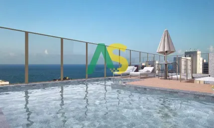 Apartamento 1 quarto 1 vaga à venda em Candeias próximo ao mar