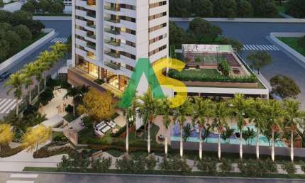 Apartamento de Luxo em Boa Viagem - 4 quartos, 2 suítes, 2 salas e 2 vagas. Edf.Alameda Jardins - Recife-PE - 131,82 m².