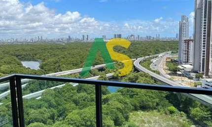 Alugo Apartamento 02 quartos em Boa Viagem, Semi-Mobiliado, Lazer, Alto Padrão.