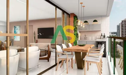 Imperdível: apartamento de 4 quartos e 4 suítes com 146,87m² no poço, recife-pe!