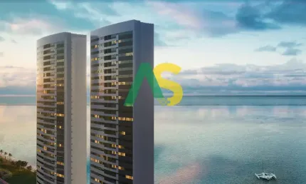Apartamento a venda no cais josé estelita, 4 quartos. lazer completo
