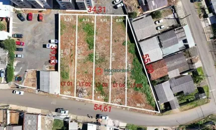 Terrenos à venda a partir de, 355 m² por R$ 153.000 - São Cristóvão - Guarapuava/PR