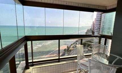 PORTEIRA FECHADA - 155M2 DE PURO LUXO NA AV. BOA VIAGEM - 3 VAGAS