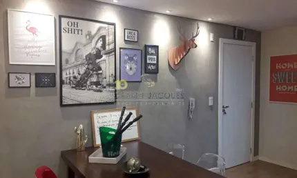 Apartamento 2 dormitórios mobiliado com  2 vagas cobertas à venda, 62 m² por R$ 430.000,00 - Pagani