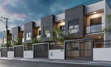 Sobrado excelente acabamento com 3 dormitórios à venda, 101 m² por R$ 659.000 - Pagani I - Palhoça/