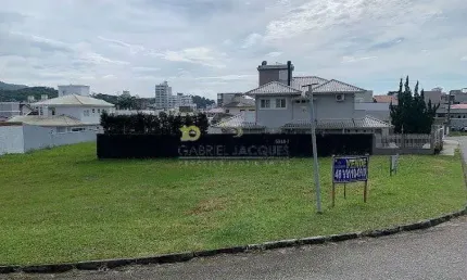 Terreno plano de esquina à venda, 600 m² por r$ 725.000 - pedra branca - palhoça/sc