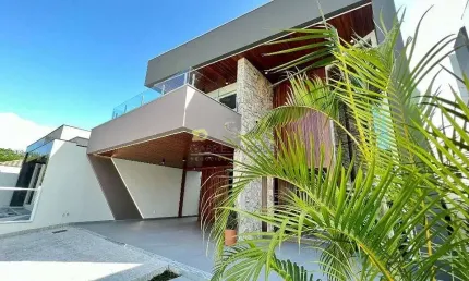Casa nova com 4 suítes à venda, 344 m² por R$ 3.100.000 - Pedra Branca - Palhoça/SC