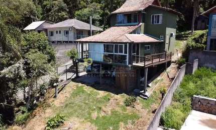 Casa com  vista para ilha do Campeche com 191 m2, de 2 dormitórios à venda, por R$ 1.385.000 na pra