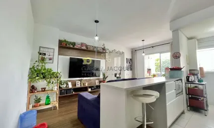 Apartamento com 2 dormitórios à venda, 62 m² por R$ 380.000,00 - Caminho Novo - Palhoça/SC