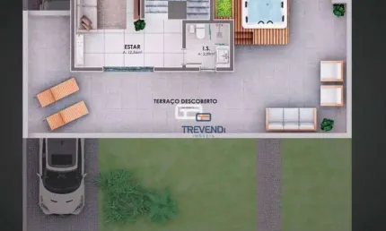 Sobrado com 3 dormitórios à venda, 136 m² por r$ 798.000,00 - cajuru - curitiba/pr