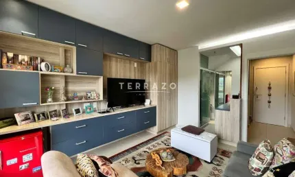 Cobertura à venda, 1 quarto, 1 suíte, 2 vagas, itaipava - petrópolis/rj