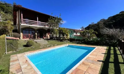 Casa em condomínio à venda, 4 quartos, 3 suítes, 4 vagas, carlos guinle - teresópolis/rj