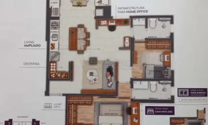 Apartamento à venda no wonder cidade jardim: sofisticação e conforto