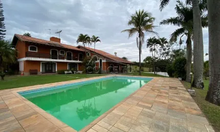 Sítio à venda em Águas de São Pedro com 78.111,80 m² de terreno | 1 casa sede com 4 suítes e 2 casas de caseiro.