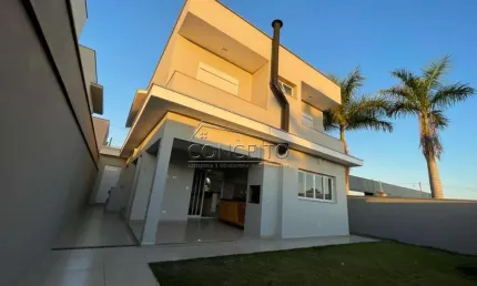 Sobrado à venda no condomínio residencial villa d'áquila com 20m² | 1 suíte, 2 demi suítes e 4 vagas de garagem.