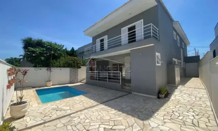Sobrado para locação no condomínio reserva do engenho com 320 m² | 4 suítes com closet e varanda e 4 vagas de garagem.