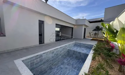 Casa térrea recém construída à venda no Condomínio Villa Bela Vista com 237 m² | 3 suítes e 4 vagas de garagem.