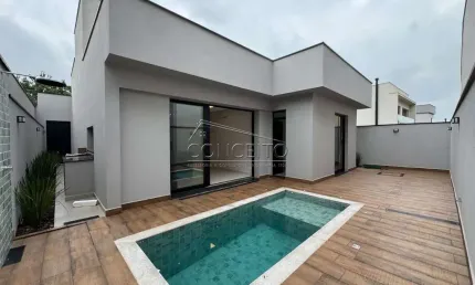 Casa térrea à venda no Condomínio Villa Bela Vista com 159m² | 3 suítes e 4 vagas de garagem.