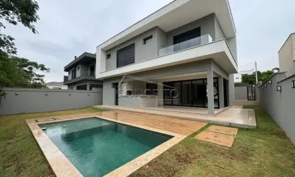 Sobrado à venda no Condomínio Alphaville Piracicaba com 330m² | 3 suítes e 4 vagas de garagem.