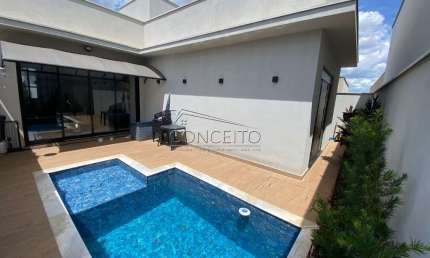 Casa térrea à venda no Condomínio Soleil Piracicaba com 172m² | 3 dormitórios sendo 1 suíte com closet e 4 vagas de garagem.