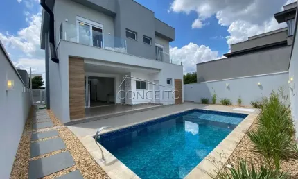 Sobrado à venda no condomínio villa bela vista com 260m² | 3 suítes e 4 vagas de garagem.