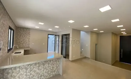 Sobrado à venda no condomínio reserva das paineiras com 182m² | 3 suítes e 2 vagas de garagem cobertas.