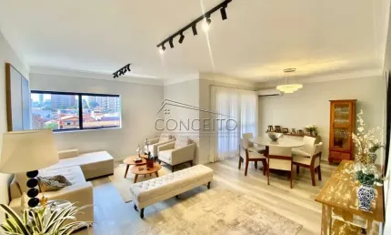 Apartamento à venda no Edifício Maison Cartier com 170 m² | 3 dormitórios, sendo 2 suítes e 3 vagas de garagem paralelas.