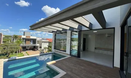 Sobrado à venda no Condomínio Residencial Villa D'Áquila com 208m² | 3 suítes e 4 vagas de garagem.