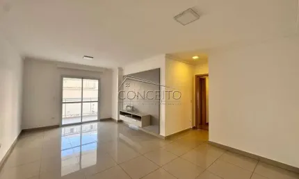 Apartamento para locação no Edifício San Victor com 118m² | 3 dormitórios, sendo 1 suíte, varanda gourmet e 2 vagas de garagem.