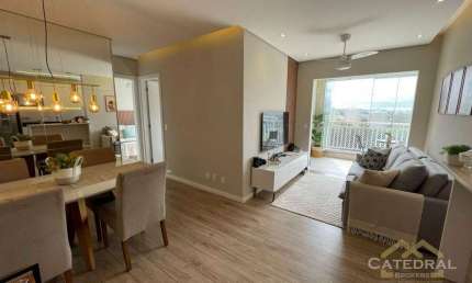 Apartamento com 2 dormitórios, 67 m² - venda por R$ 630.000,00 ou aluguel por R$ 4.573,00/mês - Jardim Tereza Cristina - Jundiaí/SP
