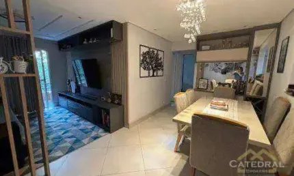 Apartamento Porteira Fechada com 2 quartos à venda, 78 m² por R$ 510.000 - Jardim Pacaembu - Jundiaí/SP