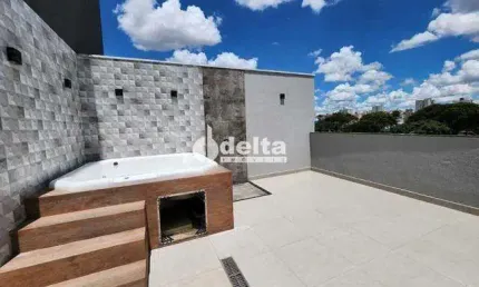 Cobertura disponível para venda no bairro santa mônica em uberlândia-mg