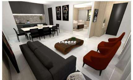 Casa mobiliada e decorada, com projeto em andamento