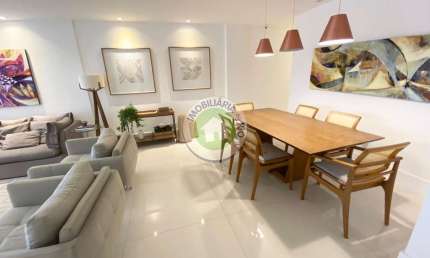 Cobertura de luxo na Barra da Tijuca com 4 quartos, 3 suítes, 4 salas, 6 banheiros e 3 vagas de garagem - RJ