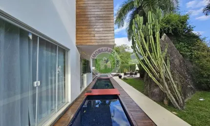 Casa de luxo em condomínio no itanhangá com 4 quartos, 4 suítes e 572m² de área - rio de janeiro-rj