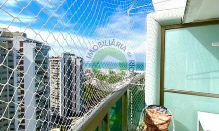 Apartamento de luxo na barra da tijuca: 2 quartos, 2 suítes, 65m² - imperdível!