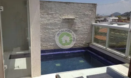 JARDIM OCEÂNICO - ENCANTADORA COBERTURA DUPLEX - 2ª QUADRA DA PRAIA