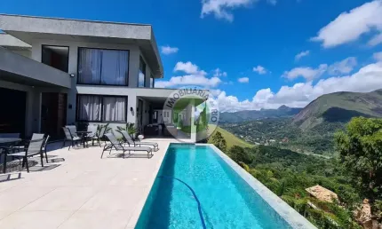 Itaipava -Magnífica Mansão em Condomínio Fechado- 600 M2