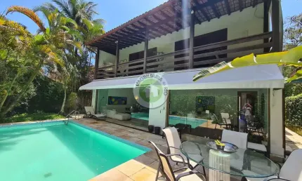 CASA CONTEMPORÂNEA DE 448M², 4 QUARTOS NO CONDOMÍNIO ÁGUAS DO ITANHANGÁ - BARRA DA TIJUCA